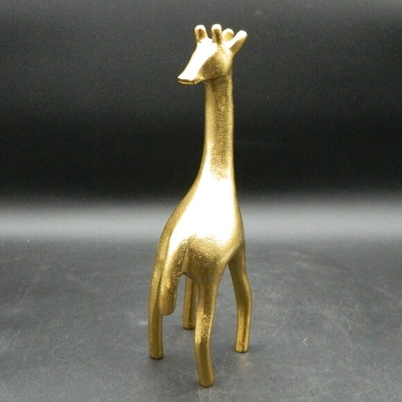 Nate Berkus Magnetized Gold Metal Giraffe Figurine - Picture 5 of 7